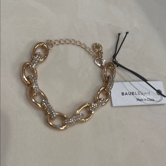 Baublebar Gold and Rhinestone Chain Bracelet - Picture 1 of 1